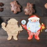 Laser Cut Grandpa Christmas Ornament Santa Claus Christmas Tree Decoration DXF File
