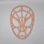 Laser Cut Spider Man Mask Halloween Decor Free Vector