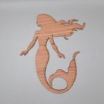Laser Cut Mermaid Unfinished Wood Cutout Shape Free Vector