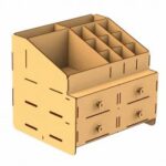 Laser cut Organizer Box Free Vector