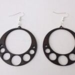 Laser Cut Elegant Drop Earrings DXF File