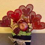 Laser Cut Heart Cake Topper Free Vector