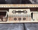 Laser Cut Creative Desk Organizer With Tissue Box Pen Holder Free Vector