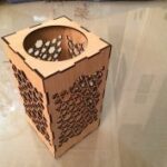 Laser Cut Islamic Candle Lamp Lantern DXF File