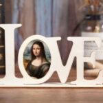Laser Cut Wooden Love Shaped Wedding Photo Frame – Valentine Photo Frame