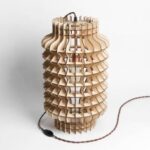 Laser Cut Chinese Tower Lamp