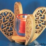 Heart Candle Center Piece PDF File