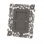 Flowers Picture Frame Laser Cut Free Vector