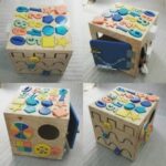 Laser Cut Kids Baby Educational Toys Wooden Building Blocks Toys Free Vector