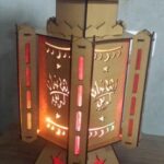 Laser Cut Ramadan Fanoos Mdf Wooden Ramadan Lantern Free Vector