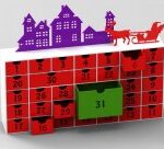 Christmas Advent Calendar 31 Day Calendar December Laser Cut Free Vector