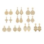 Laser Cut Drop Earrings Free Vector