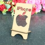 Laser Cut Wooden iPhone Stand Free Vector