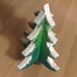 Laser Cut Small Christmas Tree 4mm Free Vector