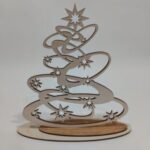 Laser Cut Wood Christmas Tree Free Vector