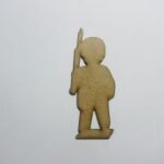 Laser Cut Unfinished Wood Soldier Cutout Free Vector