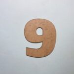Laser Cut Wood Number 9 Cutout Number Nine Shape Free Vector