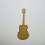 Laser Cut Acoustic Guitar Shape Unfinished Wood Craft Cutout Free Vector