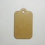 Laser Cut Wooden Gift Tag Cutout Free Vector