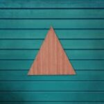 Laser Cut Unfinished Triangle Wood Cutout Free Vector