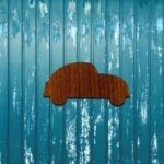 Laser Cut Unfinished Wood Car Shape Free Vector