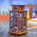 Laser Cut Lantern Night Light Free Vector