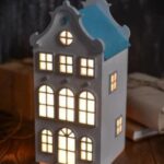 Laser Cut House Shaped Night Light Free Vector