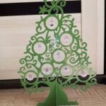 Laser Cut Christmas Tree Home Decor Free Vector