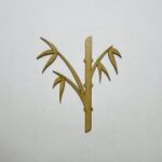 Laser Cut Unfinished Wood Bamboo Shape Craft Free Vector