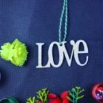 Laser Cut Love Word Ornament Free Vector