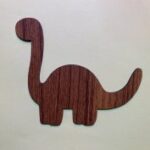 Laser Cut Dinosaur Wood Cutout Shape Free Vector