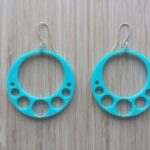 Laser Cut Acrylic Earrings Template DXF File