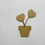 Laser Cut Wood Flower Pot Cutout Unfinished Wooden Flower Pot Shape Free Vector