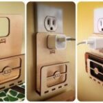 Laser Cut Power Socket Phone Charging Hanger DXF File