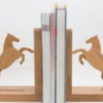 Laser Cut Horse Bookends DXF File