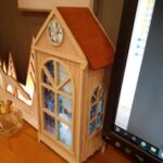 Laser Cut Christmas Night Light Plywood 3mm Free Vector