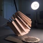 Laser Cut Wooden Decor Lamp Free Vector