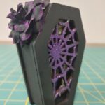 Laser Cut Halloween Coffin Box SVG File