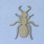 Laser Cut Unfinished Ant Wood Cutout Free Vector