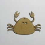 Laser Cut Crab Unfinished Wood Shape Cutout Free Vector