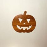 Laser Cut Halloween Unfinished Wooden Pumpkin Craft Cutout Free Vector