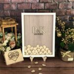 Laser Cut Wedding Guest Book Drop Box With Hearts Free Vector
