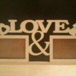 Laser Cut Plywood Decorative Love Frames Free Vector
