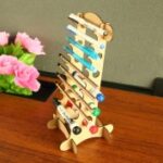 Laser Cut Desktop Pen Stand Rack Holder Display Stand Free Vector
