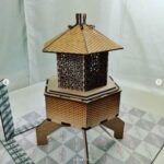 Laser Cut Lampshade Lantern Free Vector