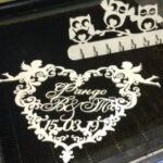 Laser Cut Love Angel Cupid Wedding Decor Free Vector