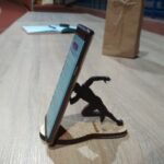 Laser Cut Runner Phone Stand Shoe Phone Holder Free Vector