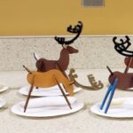 Laser Cut Elegant Reindeer Display SVG File