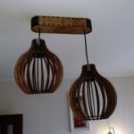 Laser Cut Decorative Ceiling Lamp Template Free Vector