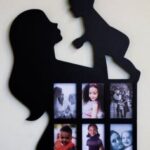 Laser Cut Personalized Mothers Day Photo Frame Baby Photo Frame With Mother